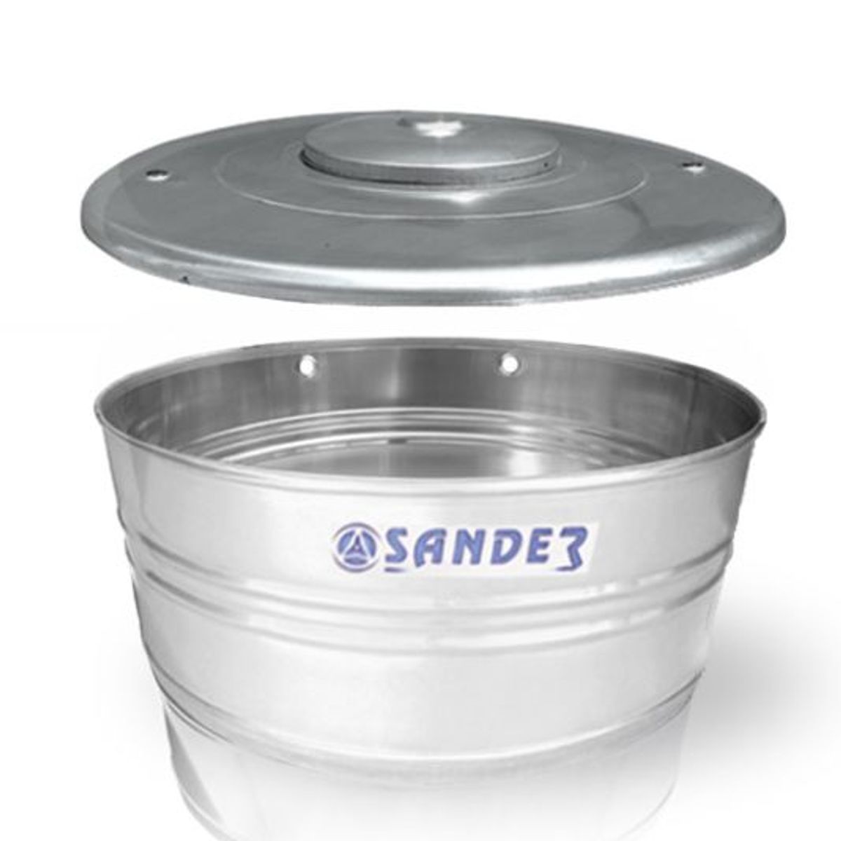 Caixa De Água 500L Tampa Encaixe Inox, marca Sander - Foto Principal