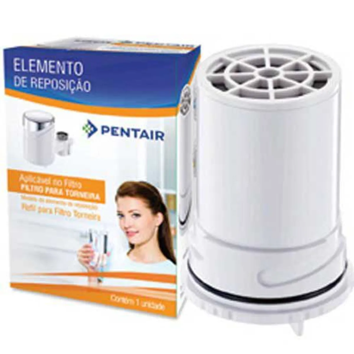 Refil para Filtro de Torneira Pentair Hidrofiltros Carbon Block 9" 916-0018, marca Hidro Filtros - Foto Principal