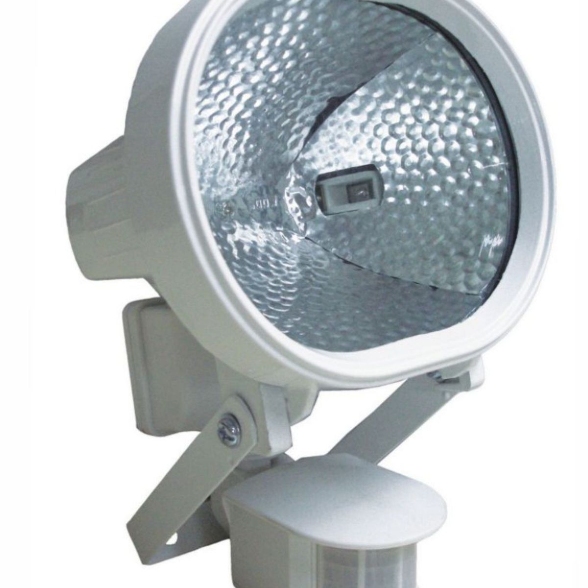 Refletor Oval Halogeno com Sensor 500W, Branco, marca DNI - Foto Principal