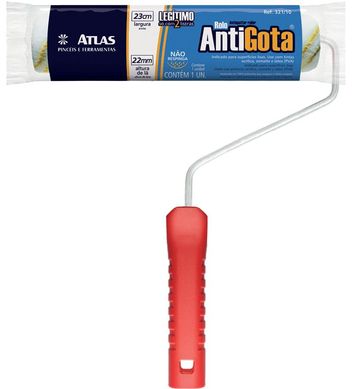 Conjunto de Pintura Rolo Antigota Esmalte, Acrlica e Ltex 23cm REF-2321SR
