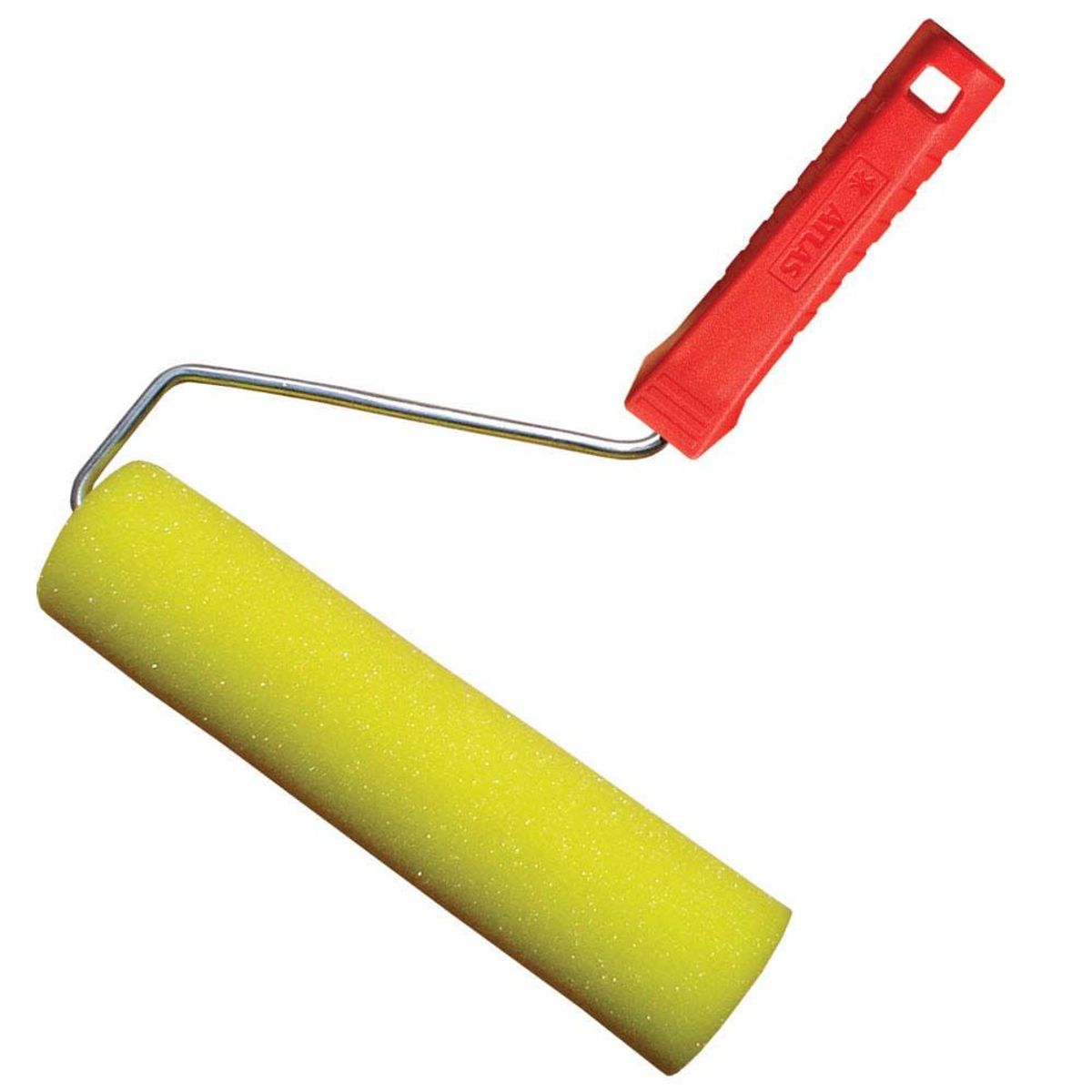 Rolo para Pintura de Espuma Uso Geral 15cm REF-406/15A Amarelo, marca Atlas - Foto Principal