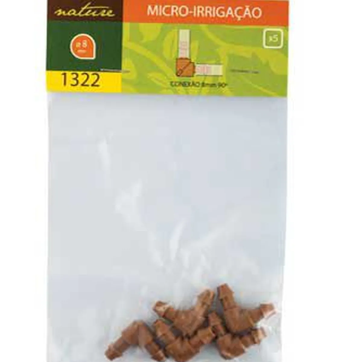 Conexão em Cotovelo 5 peças, Marrom, marca Elgo - Foto 2
