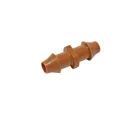 Conexão 8mm em Linha 5 peças, Marrom