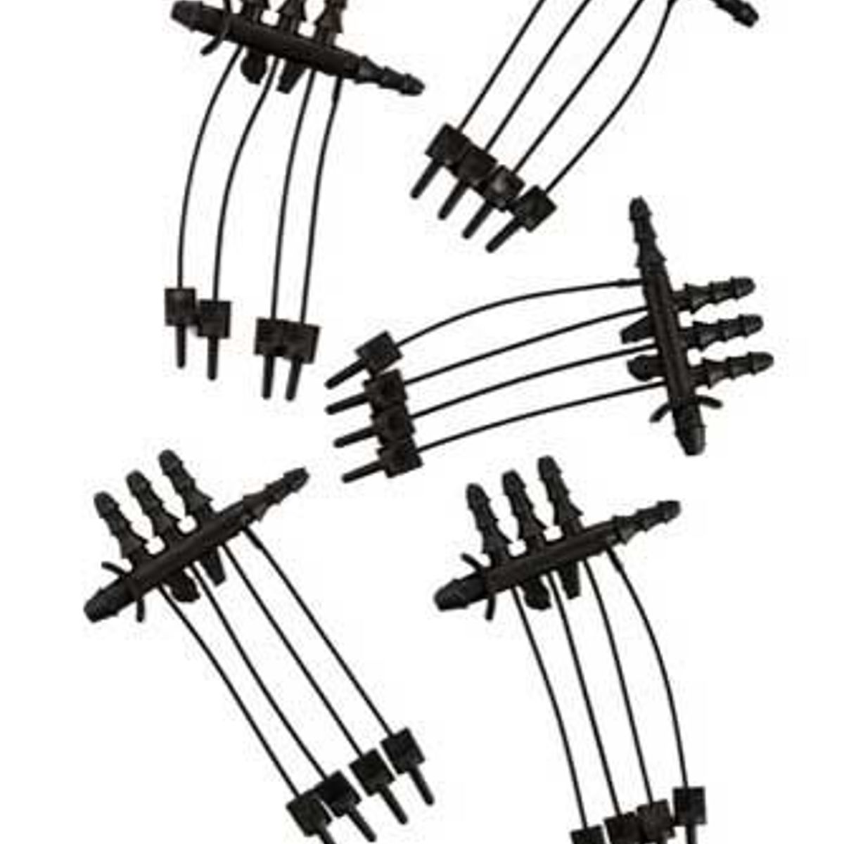 Conexão com 4 Saídas 3/5mm para 4/7mm 5 Peças Preto, marca Elgo - Foto Principal