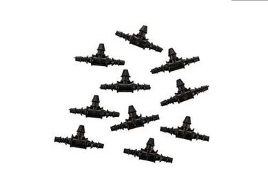 Conexo em LD10 Kit 10 Peas, Preto, 4/7mm