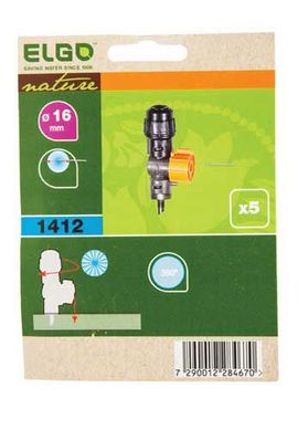 Micro Aspersor 360 5 Peas, Preto