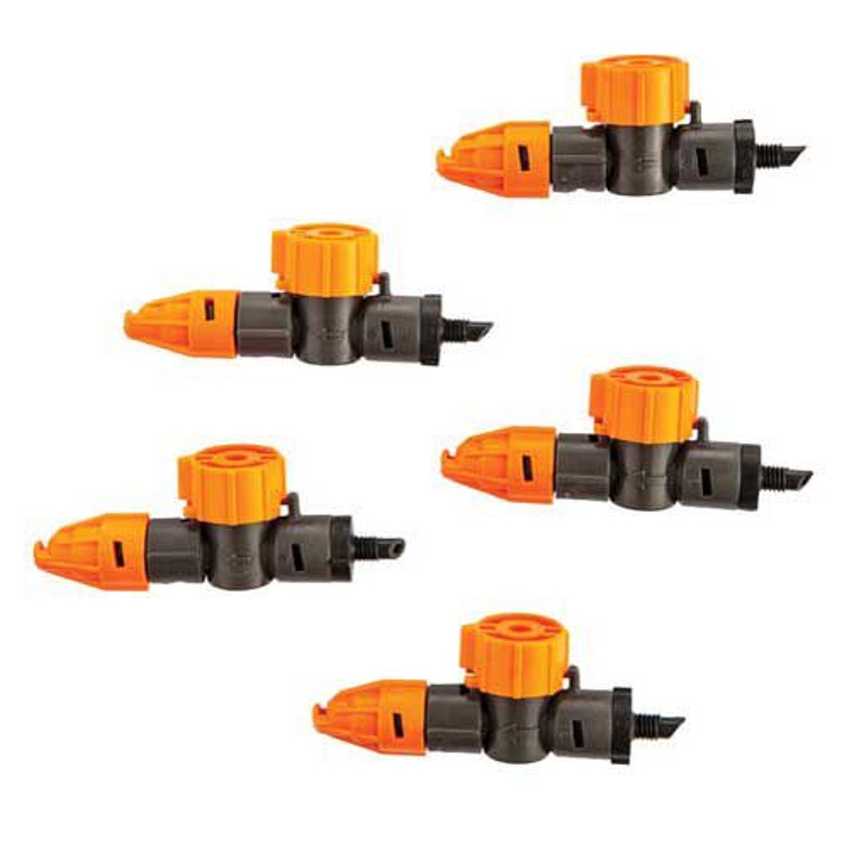 Micro Aspersor 90° 5 Peças, Preto, marca Elgo - Foto Principal
