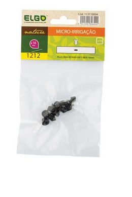 Plug Plstico Reparo para 10 Peas, Preto, 4/7mm