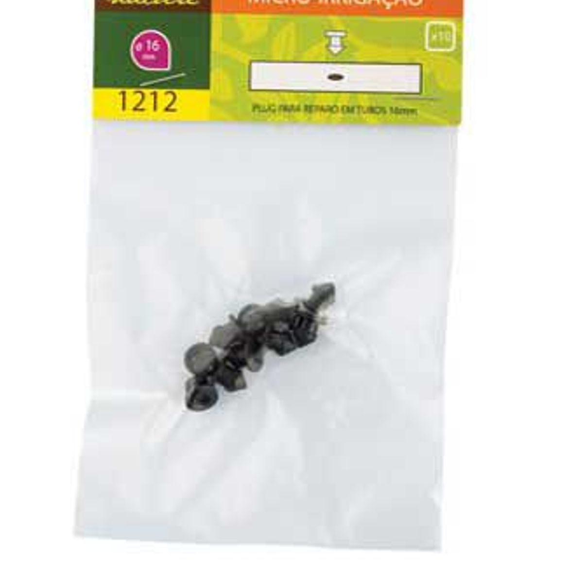 Plug Plástico Reparo para 10 Peças, Preto, 4/7mm, marca Elgo - Foto Principal