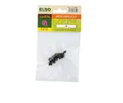 Plug Plástico Reparo para 10 Peças, Preto, 4/7mm