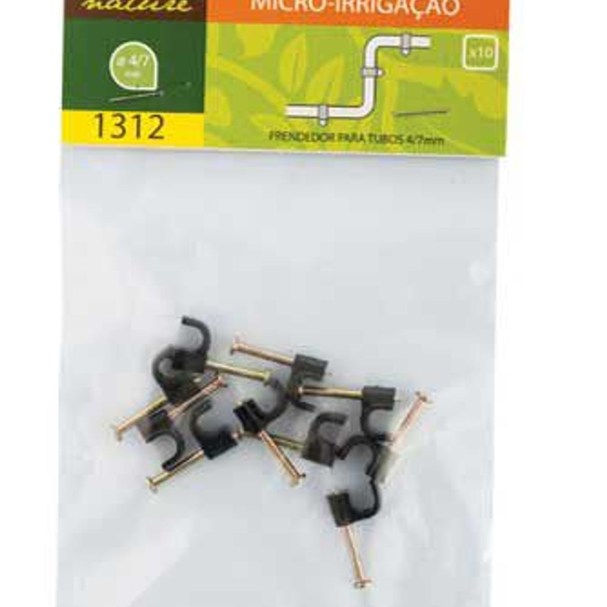 Prendedor Tubos 10 Peças, Preto, 4/7mm, marca Elgo - Foto 2