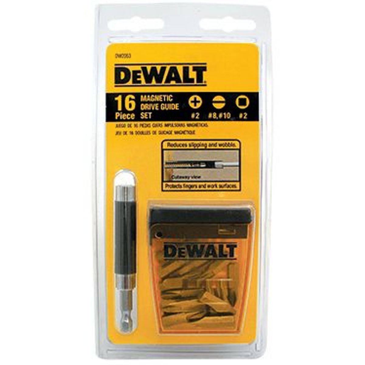 Jogo 16 Peças com Guia Magnética, marca Dewalt - Foto Principal
