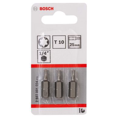 Bits Torx N10 Com 3 Unidades