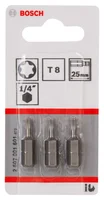 Bits Torx N8 com 3 Unidades Bosch