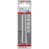 Broca para Metal Aço Rápido HSS-G 1,0mm com 2 unidades Bosch