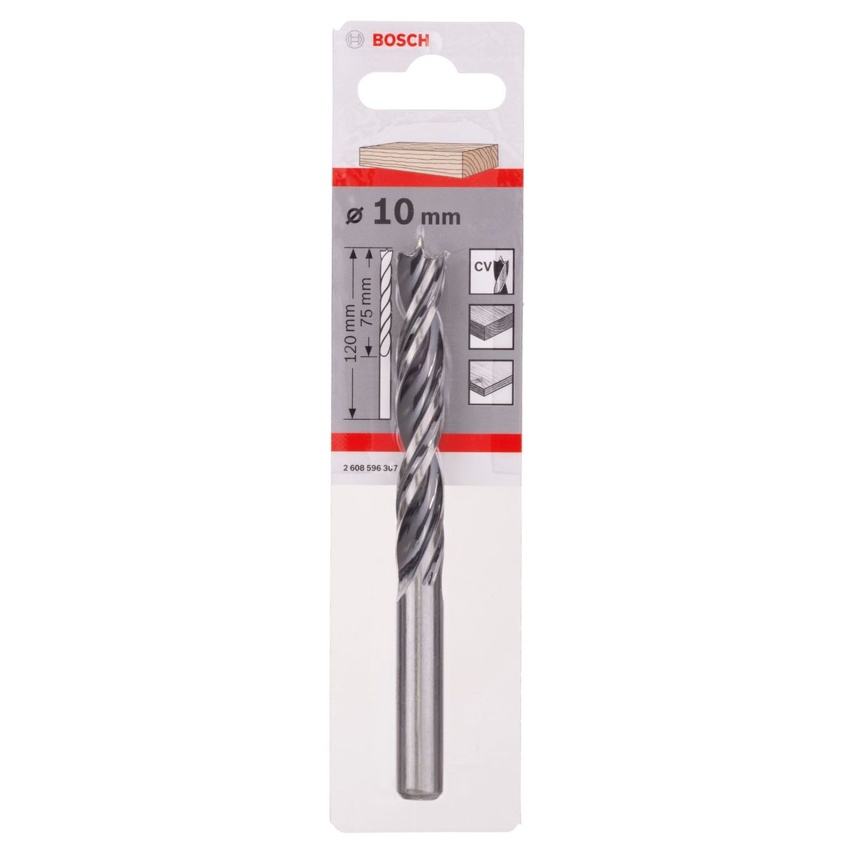 Broca em Espiral para Madeira 10mm, marca Bosch - Foto Principal