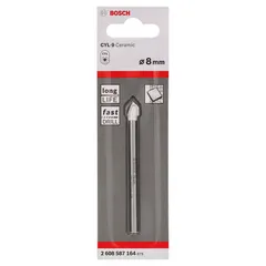 Brocas Bosch CYL-9 Ceramic Encaixe Cilindrico Ø8 x 80 mm com 1 unidade