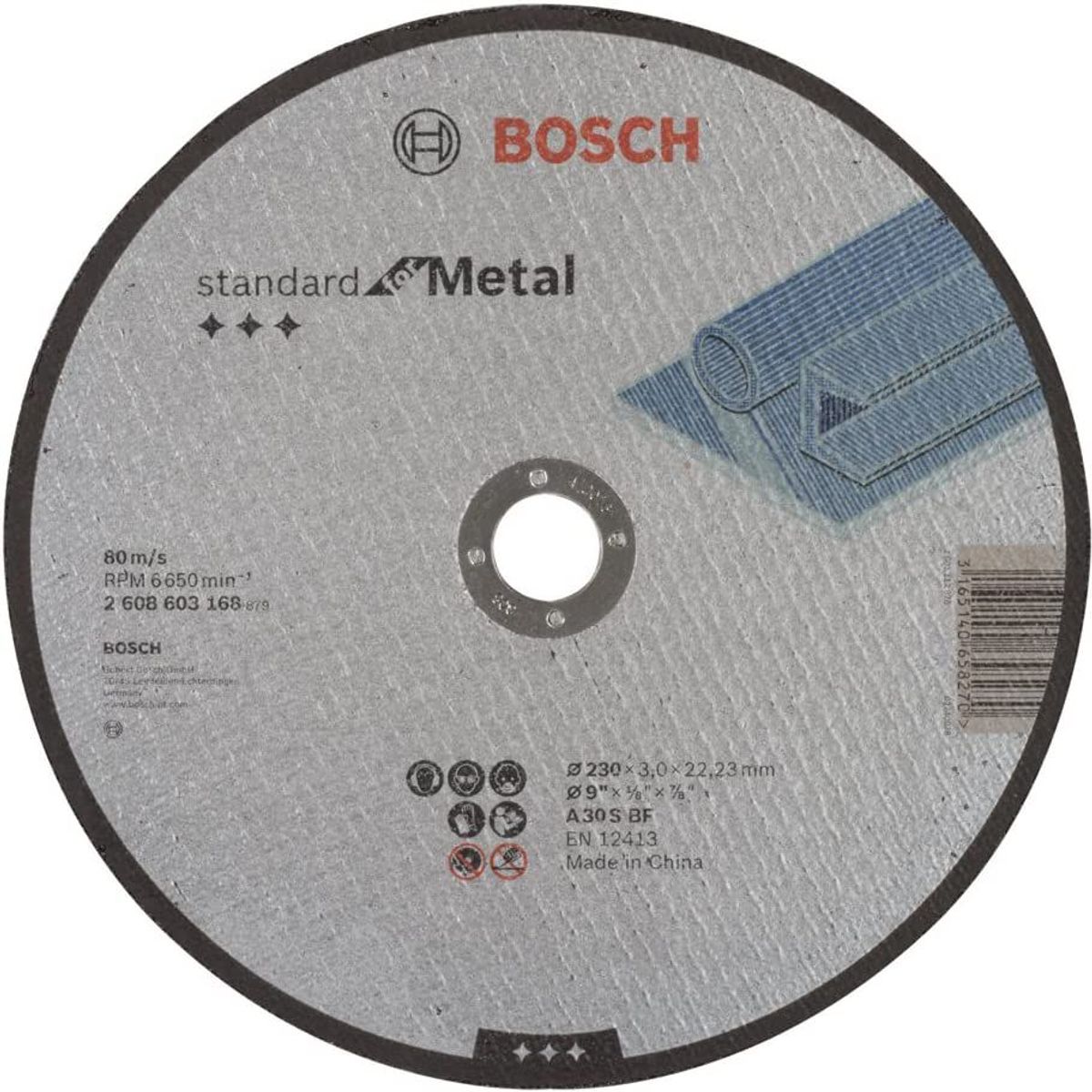 Disco de Corte Standard for Metal 230x3,0mm Centro Reto Bosch, marca Bosch - Foto Principal