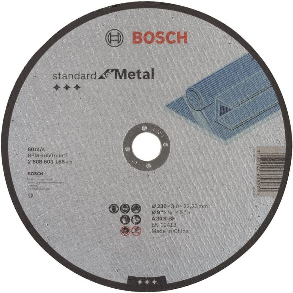 Disco de Corte Standard for Metal 230x3,0mm Centro Reto Bosch, marca Bosch - Foto Principal