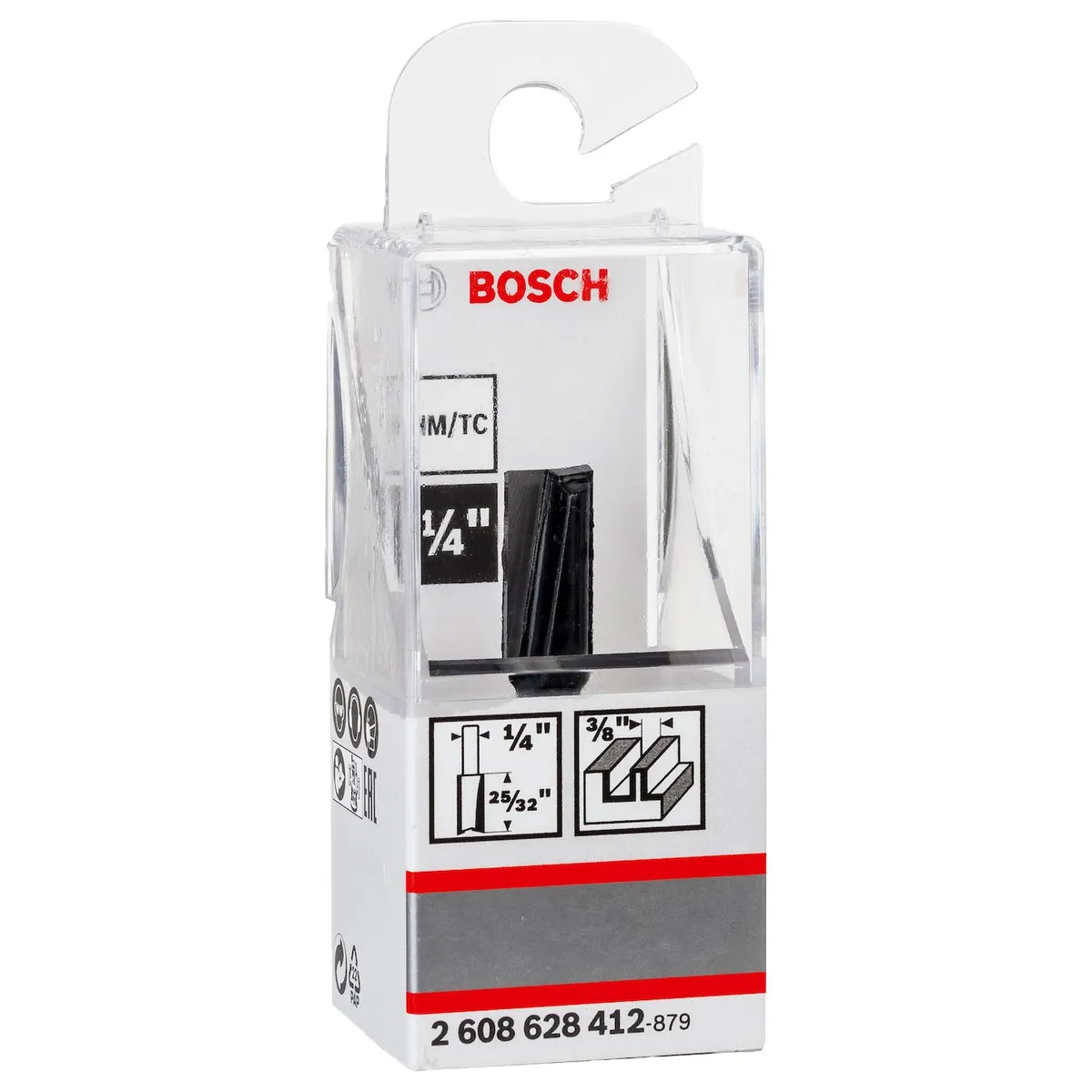 Fresa de ranhurar Bosch Standard 1/4", D1 9,5 mm, L 19,5 mm, G 51 mm, marca Bosch - Foto 2