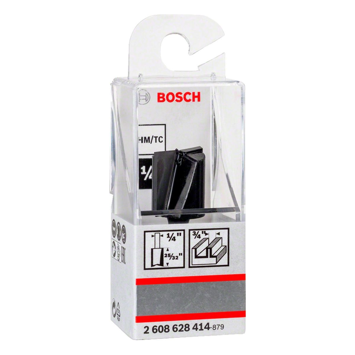 Fresa de ranhurar Bosch Standard de ranhurar 1/4", D1 19 mm, L 19,5 mm, G 51 mm, marca Bosch - Foto 2