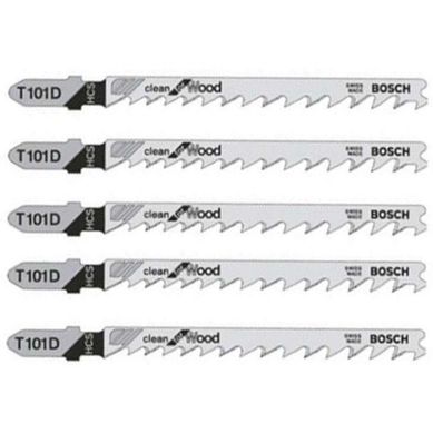 Lmina de serra tico tico Bosch T11D Clean for wood blister com 5 unidades