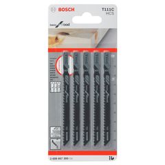 Lâmina de serra tico tico Bosch T111C Basic for wood blister com 5 unidades