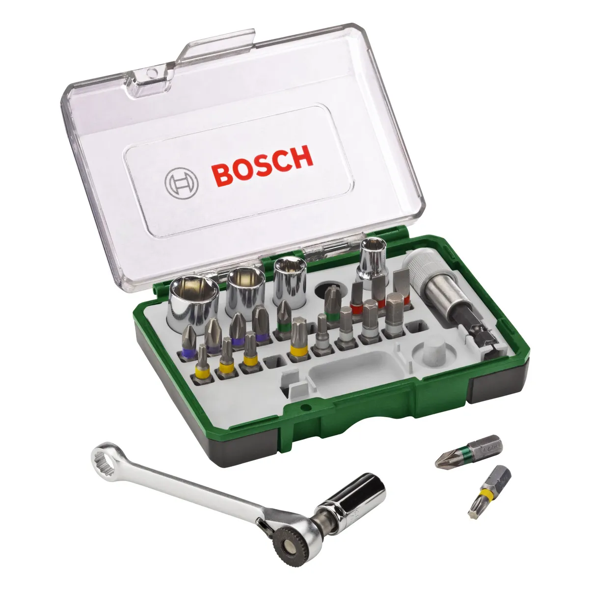 Conjunto de Bits com 27 Peças, marca Bosch - Foto Principal