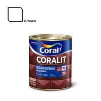 Esmalte Sintético Branco 900ml Coralit Premium para Madeiras e Metais