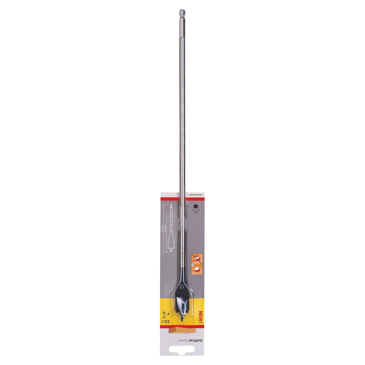 Broca Bosch Self Cut Speed para Madeira Chata 18,0mm (encaixe hexagonal 1/4"), marca Bosch - Foto 2