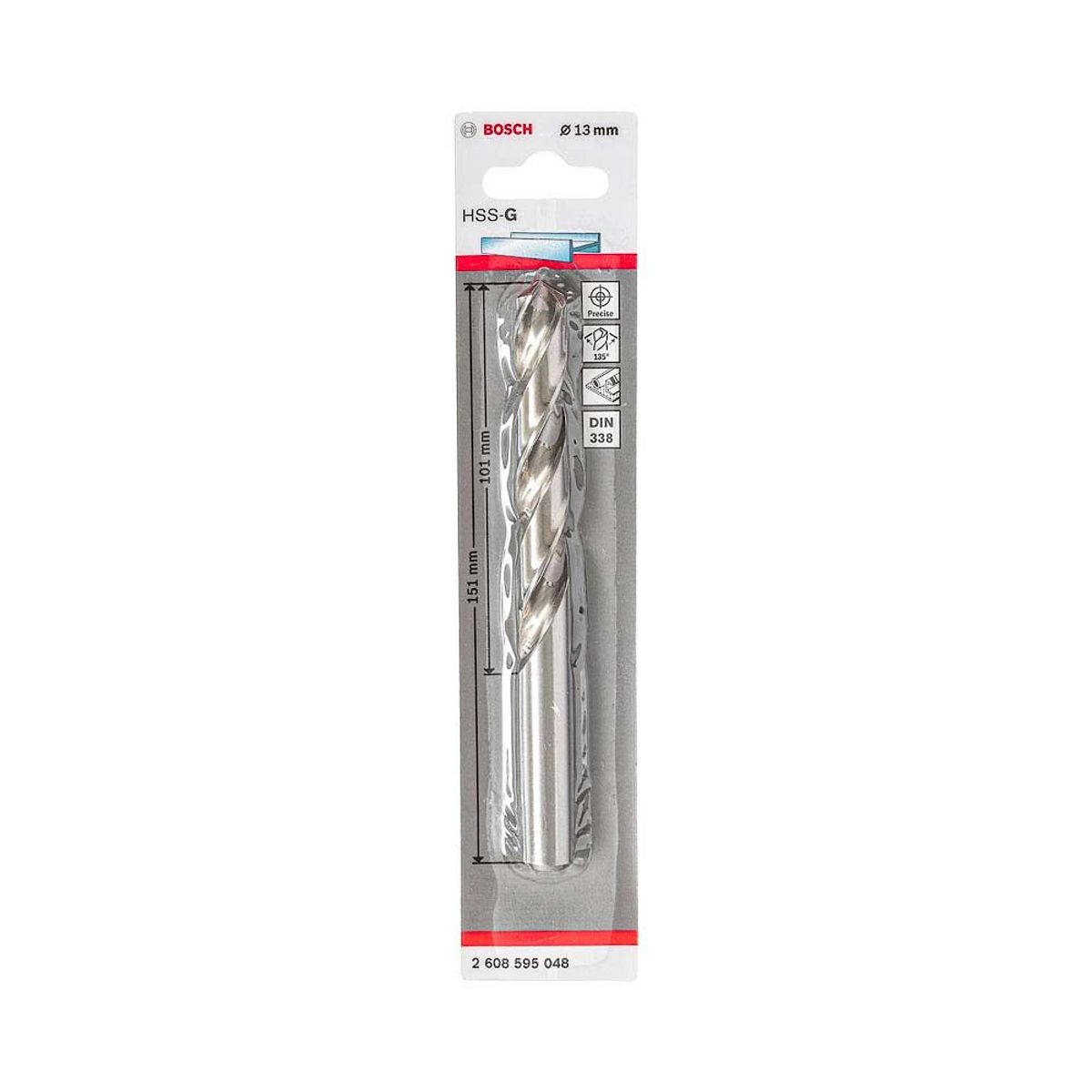 Broca para Metal Bosch Aço Rápido HSS-G 13,0mm, marca Bosch - Foto Principal