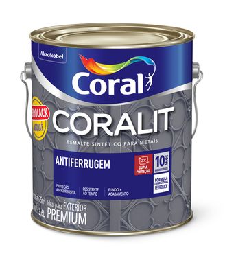 Esmalte SintticoAntiferrugem Coralit 3,6 litros Coral