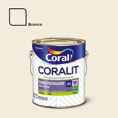 Fundo Preparador Coralit Zero, Branco, 3.6L