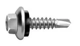 Parafuso Sextavado Flangeado Ponta Broca N3 com Arruela 12x3/4 200 Peças Dacromet
