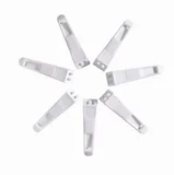 Fecho para Armários e Gavetas 3 Peças, Branco
