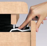 Travas para Gavetas 3 Peças, Branco