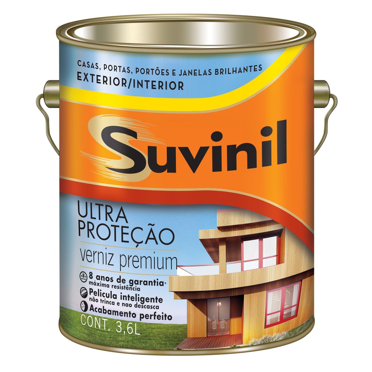 Verniz Ultra Prot Ipe 3,6L, Ipe, marca Suvinil - Foto Principal