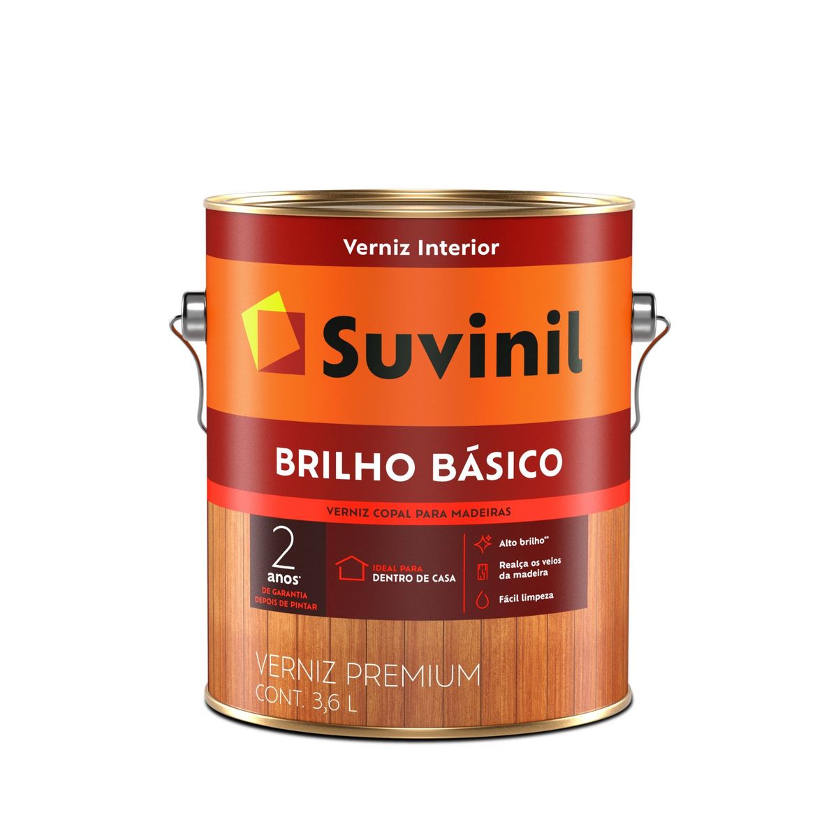 Verniz Copal 3,6L Interior Incolor, marca Suvinil - Foto Principal