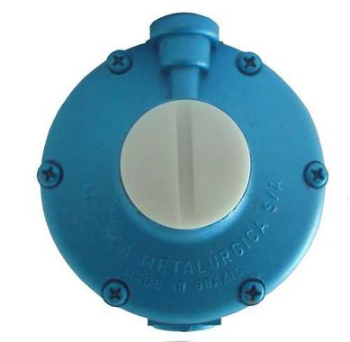 Regulador De Gs Com Registro 506/03 Azul 7Kg/H