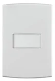 Conjunto Interruptor Simples 4X2 10A Halux Branco