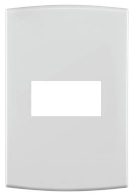 Placa Com Suporte Halux Branca 4X2 1 Posto