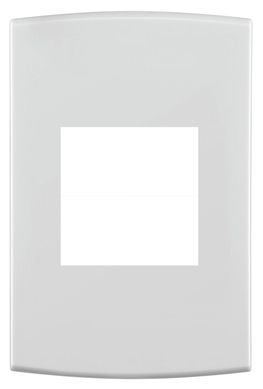 Placa Com Suporte Halux Branca 4X2 2 Postos