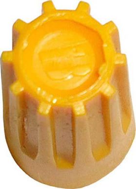 Conector de Toro 1,6 a 9,1mm 5 Unidades Amarelo