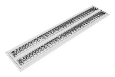 Calha Td 60 Emb 2x28/54W Aletada, Branco