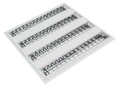 Luminria TD 60 Embutir 4x14W T5 6400K Aletada, Bivolt, Branco
