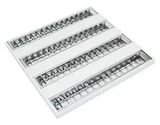 Luminária Fluorescente de Sobrepor Completa TD 60 4x14W 6400K T5 Sem Aletas Bivolt Branco
