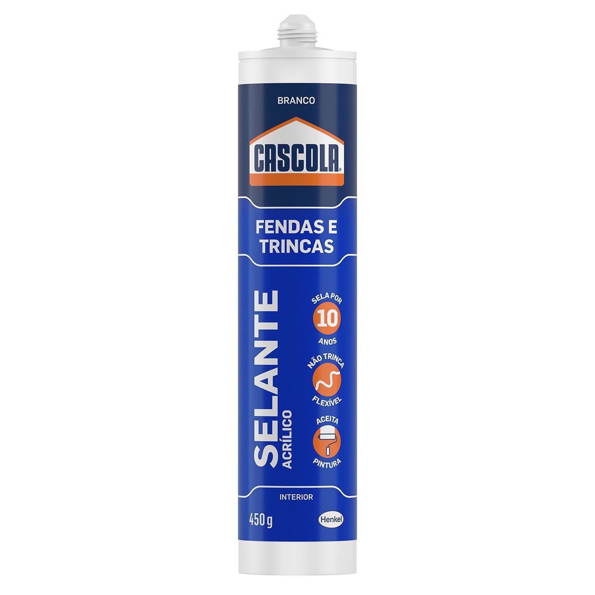Cascola Fenda Trinca Lx30 450Gx12 Acr, Branco, marca Super Bonder - Foto Principal