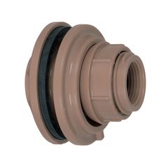 Adaptador Flange Soldavel / Roscável Caixa De Água marrom 60mmx2