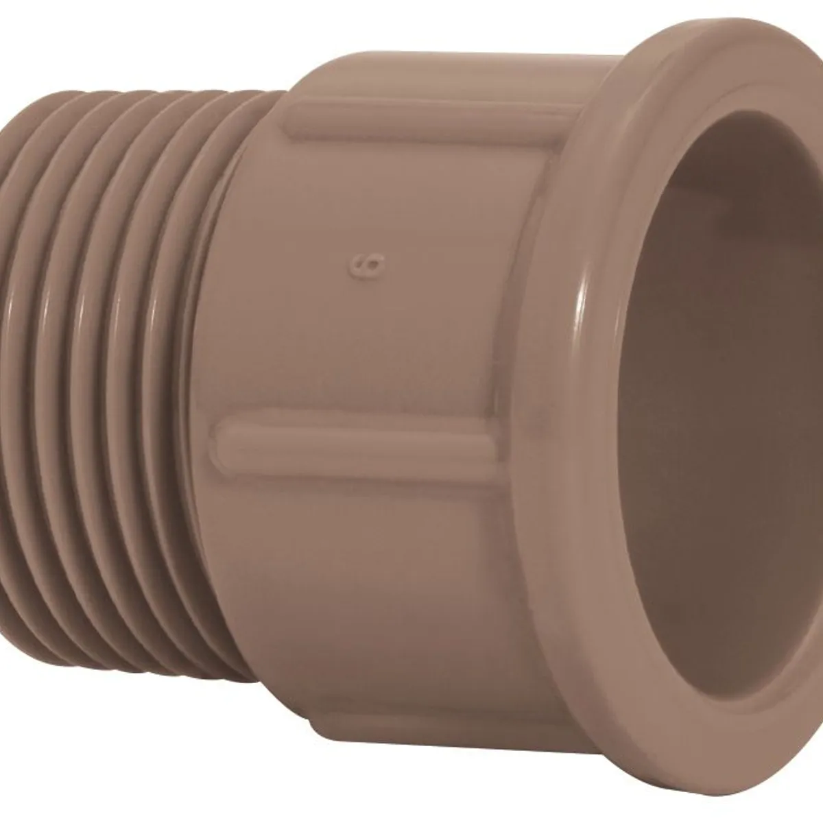 Adaptador Curto Soldavel / Roscável Água Fria marrom 40mmx1.1/4", marca Amanco - Foto Principal