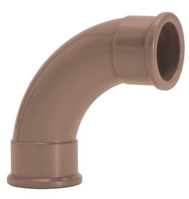 Curva 90 Soldvel gua Fria marrom 32